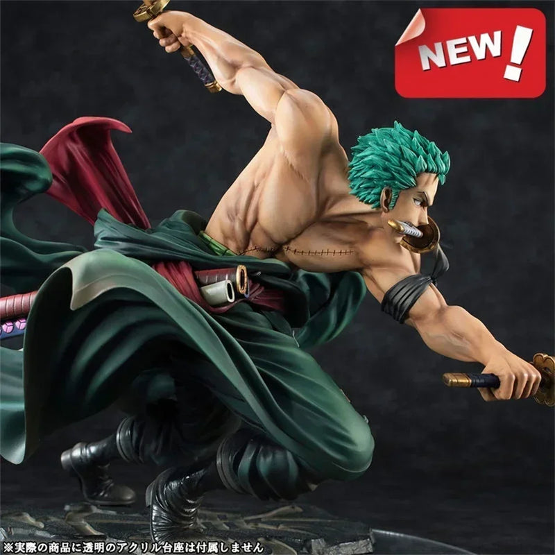 Estátua Zoro 3 espadas - One Piece